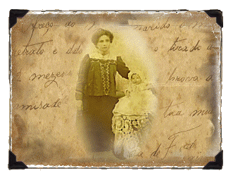 *My Dearest Grandmom and Antonio (the words in the background are the original dedication she wrote to my grandad on the back of the photo).*