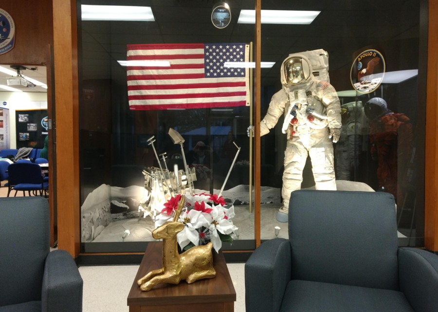 Apollo 11 Lunar Landing Suit Display