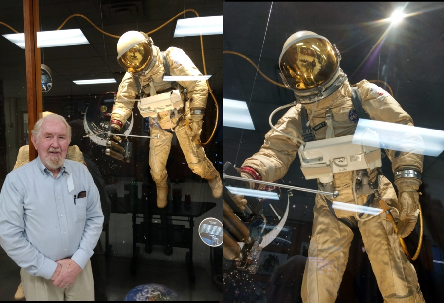 Gemini EVA Suit Display and Jim 